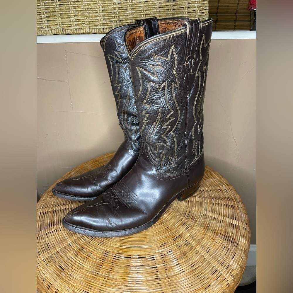 Justin 2908 Men's Boot with Brown 10B - Picture 2 of 15